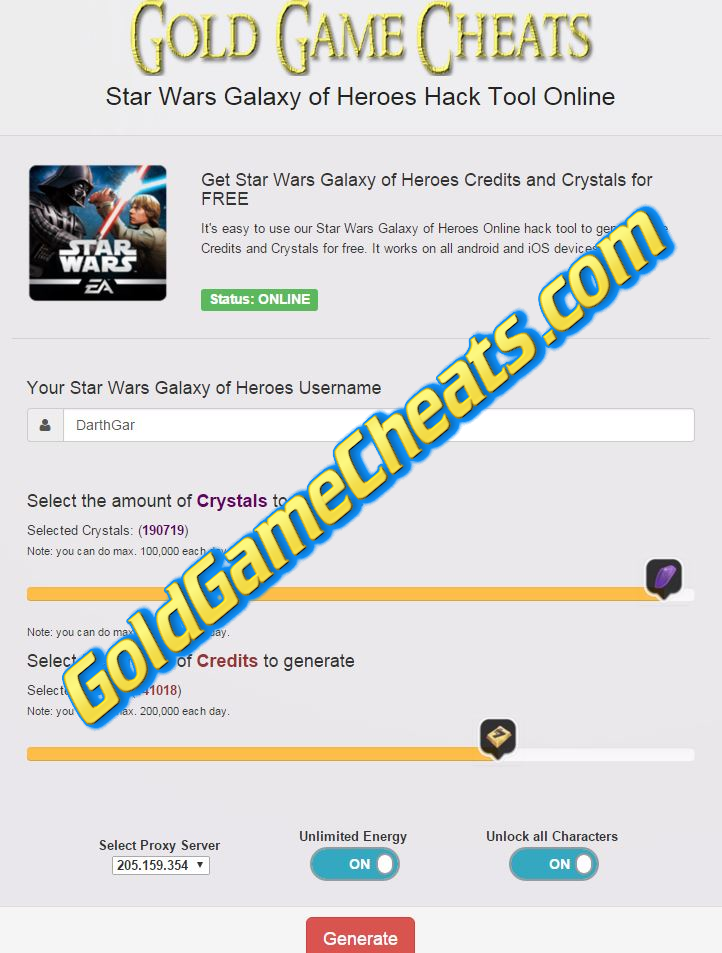 Star Wars Galaxy Of Heroes Hack Download